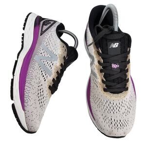 New Balance 880 V9 Black Purple Womens 8 B Running Shoes Sneakers